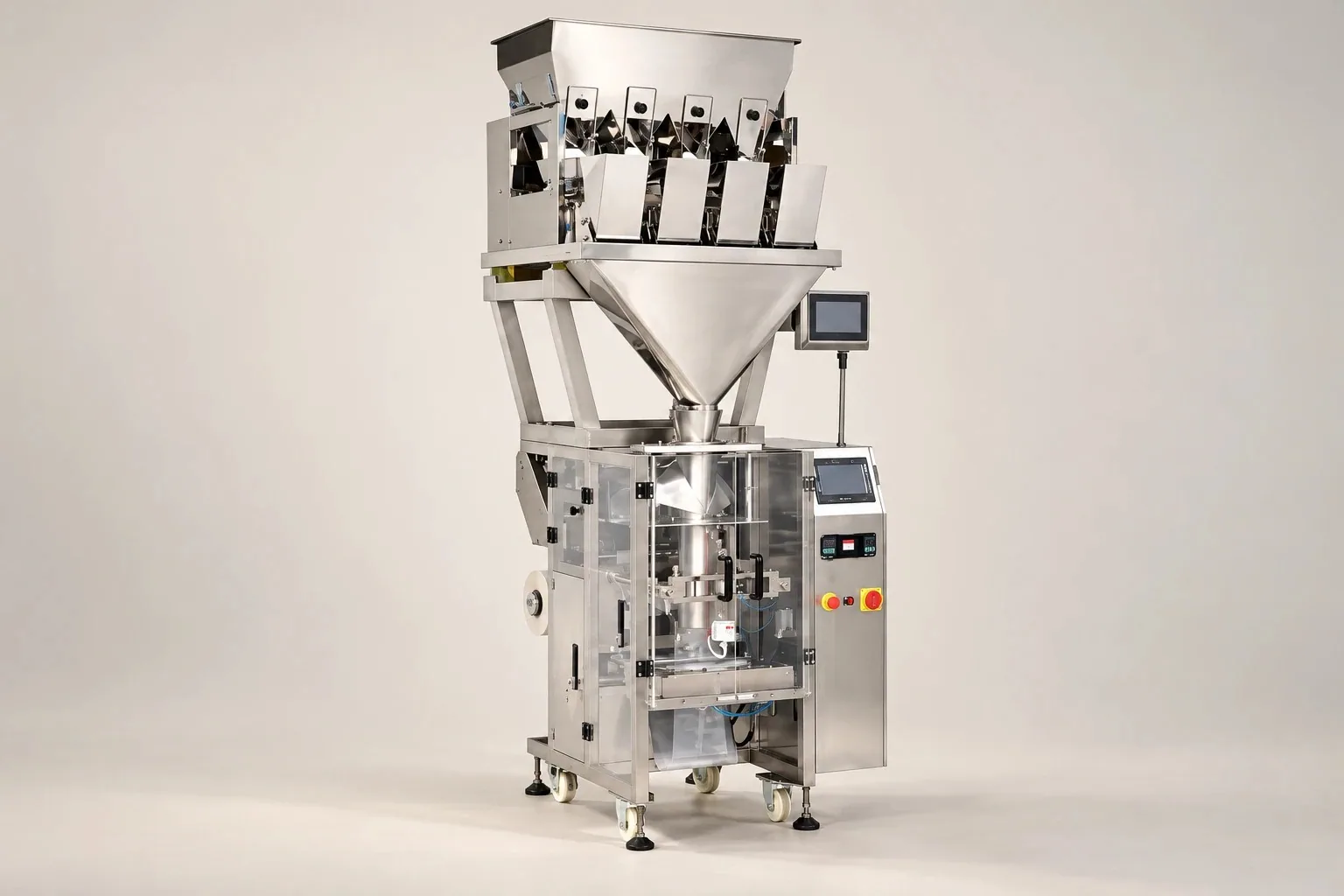 Large Vertical Packaging Machine with 4-Head Weigher