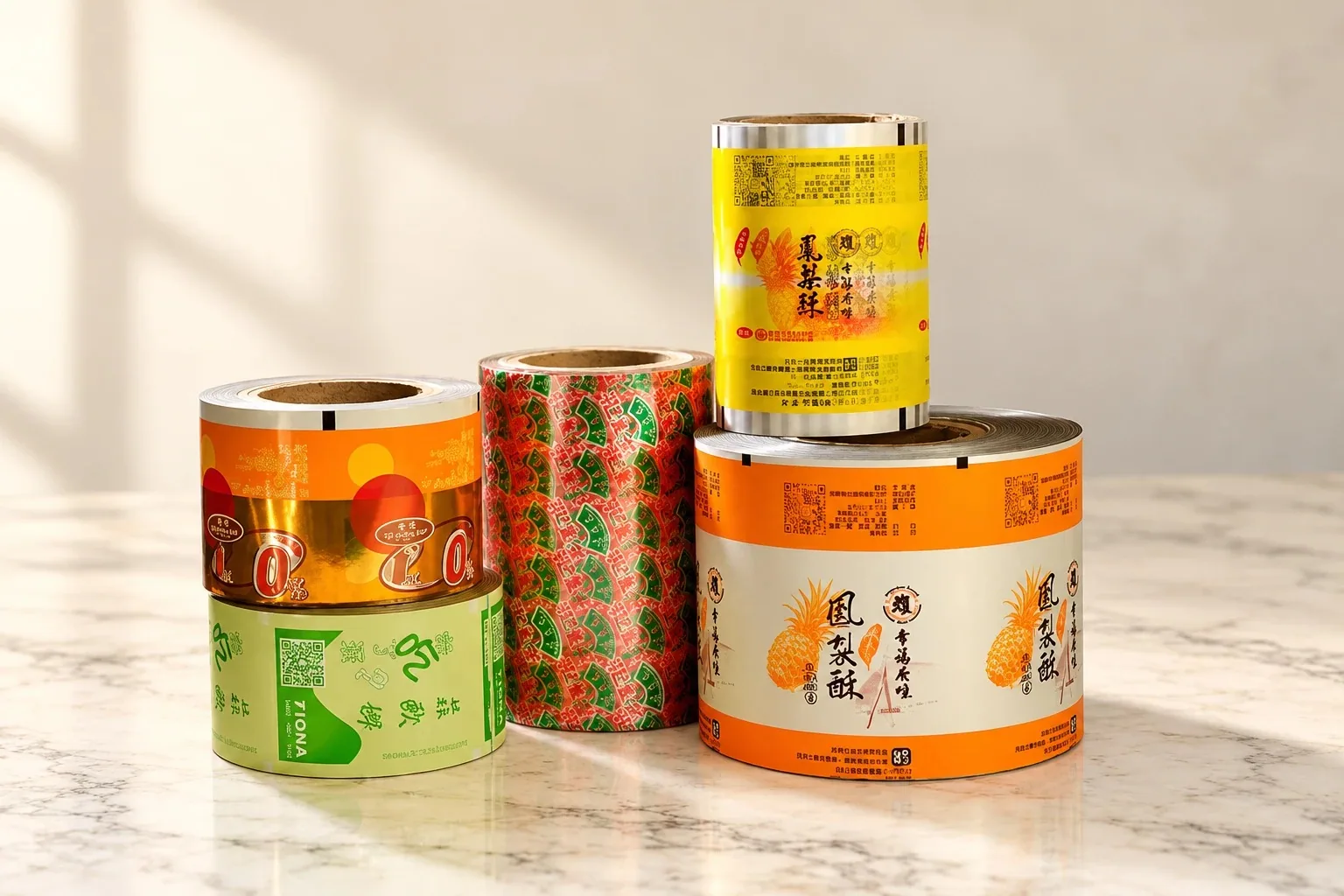 自動包裝膜捲
